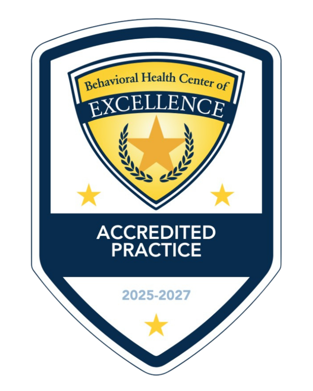 Accredited by Behavioral Health Center of Excellence